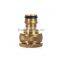 Durable 3/4 Brass Threaded Hose Tap Adaptor Gardening Water Pipe Connector Tube Fitting Hot Sale