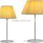 Reeded clear glass table light frosted glass table lighting