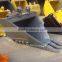 excavator v ditch bucket, excavator trapezoidal bucket, V bucket