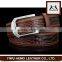 High quality different colors genuine leather adjustable man belt