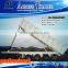 3 axles 80 ton dump trailer/rear tipper trailer/Coal transport trailer with HYVA cylinder