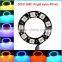 Black PCB 5050 40mm 9SMD full circle led color changing angel eyes headlights with remote controller