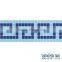 swimming pool glass decorative borderline for swimming pool
