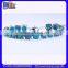 Wholesale Women Jewelry 925 Stelring Silver Synethic Fire Opal Bracelet