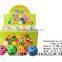 So Beautiful Hot Sale 63mm Sun Design Fluorescence Rubber Ball