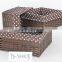 wholesale brown lovely home storage basket with fashion liner