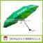green color advertising umbrella for Christmas gift