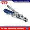 Rolling and cutter tools for free end clamp CV joint boot clamp