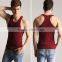 New design fashion training vest or mens tank top and tank top men with high quality accept OEM service