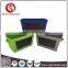 Collapsible fabric storage box with blackboard