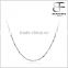 925 Sterling Silver Twisted Serpentine Chain Necklace Very Thin Diamond Cut