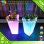 RGB color changing garden flower pots /led lighted planter pots/tall pots and planters customized
