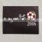 white non-woven fabric drag black printing care label for football-girl T-shirts