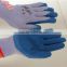 high quality manufactory sales latex coated gloves