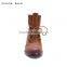 made in china abibaba rubber boots lace up high neck camel wading boots