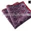 Popular no MOQ colorful pocket square for business man suits