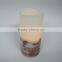 crater flame led wax candles artificial pillar with dry plant inside