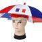 FOOTBALL FAN UMBRELLA HAT