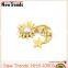 Moon star and sun bridal hairgrip, hair barrette women hairpins