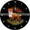 Eco-friendly slate wall clock with different images