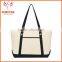 Natural Color Large Cotton Canvas Tote Bag With Custom Logo