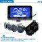 4 Parking Sensors LED Monitor Car Auto Backup Reverse Radar System Alarm Kit