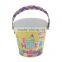 Small attractive colorful metal ice buckets