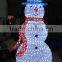 Led Light Acrylic Snowman 3D led Christmas light snowman