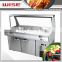 WISE Free Standing Blue Ray Salad Bar Refrigerator from Manufacturer
