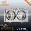 Bridgelux COB 2x18W led rectangular down light,165*335mm cut out