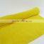 Yellow cotton velour towel