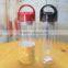 PC material fruit water bottle infuser outdoor sports water bottle