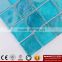 IMARK Iridescent Clear Square Glass Recycle Glass Mosaic Swimming Pool Tiles
