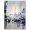 Xiamen Factory ROYI ART Newest Design Streetscape Oil Paintings Wall Decor