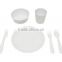 SUN-FLY OEM New plastic personalized 6pieces kiddy dinner Cutlery set