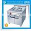 Commercial Kitchen 2 Tanks 2 Bakets Electric Deep Fryer Function with Cabinet