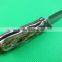 OEM Abalone Handle Mini Damascus Steel Folding Knife