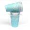 Christmas tree disposable paper cup with bule color