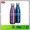 500ml double wall vacuum stainless steel drink bottle