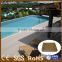 Environmental Swimming Pool bare foot friendly interlock eco composite wood flooring