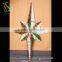 Beautiful eight star garland motif LED light party decoration