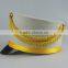 White musical playing cap top hat hard hat