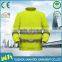 fluorescent hi vis polar fleece reflector safety sweatshirts without hood
