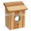 china factory FSC&BSCI natural home garden wooden pet cages bird house