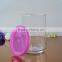 26oz Glass candle container with plastic lid