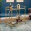 International Lux Bar Cart in Satin Gold(B-0285)