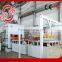 Changzhou top brand high speed short cycle hot press line , melamine laminating press line