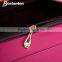 Bostanten brand woman leather wallet evening clutches rose red