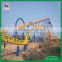 Popular amusement park rides 4rings roller coaster for sale
