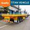 TITAN 3 axle 40ft Flatbed Trailer with 40ton 50 ton loading capacity